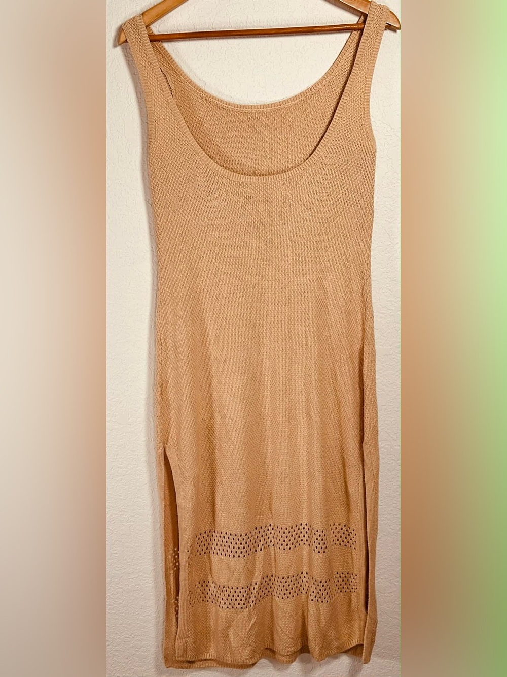 Seafolly Terrain Knit Dress in Sands - Picture 4 of 5